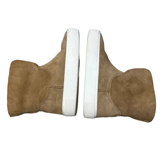 UGG Lynus High-Top Platform Sneaker Size 5 Boots in Cognac Tan Suede 1123692 - Picture 7 of 10